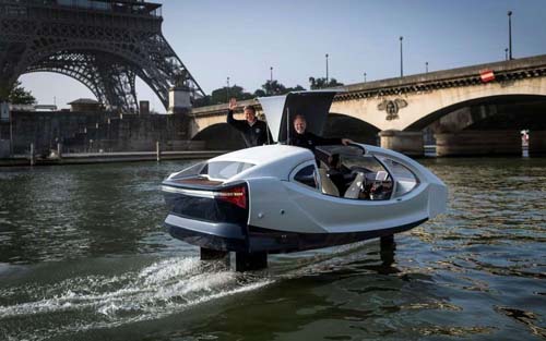 Se vienen los taxis que vuelan sobre el agua en París